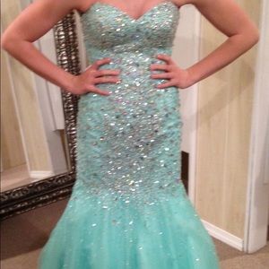 Teal Prom Dress